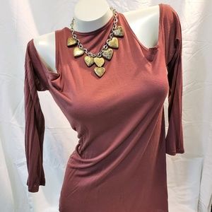 Charlotte Russe Cold Shoulder Top